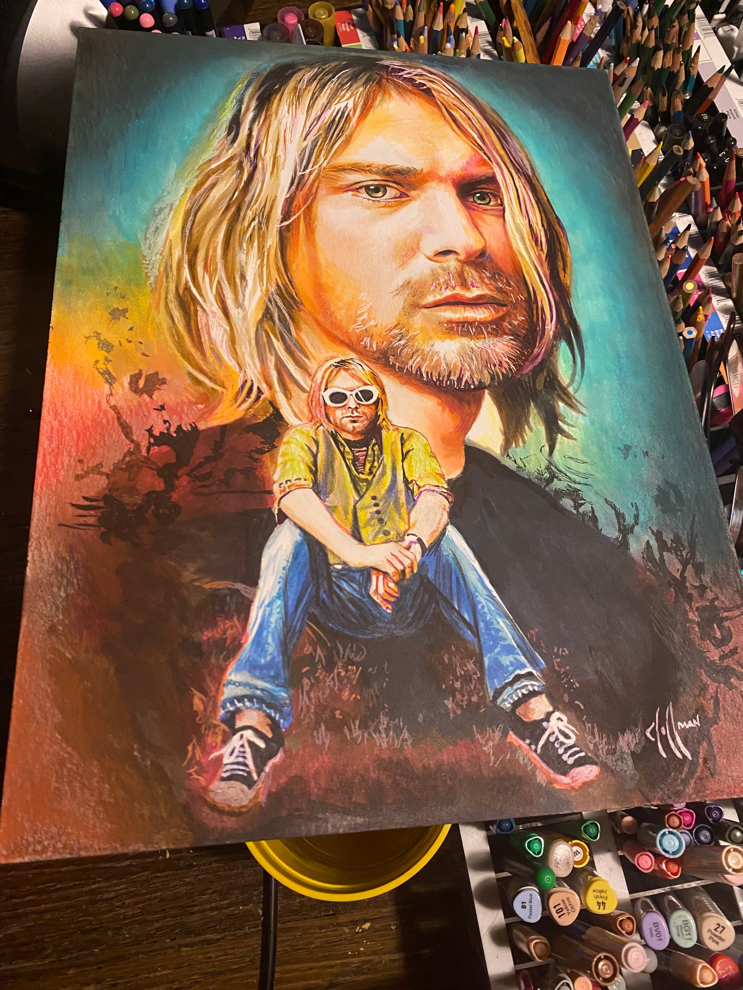 Kurt Cobain Wall Art