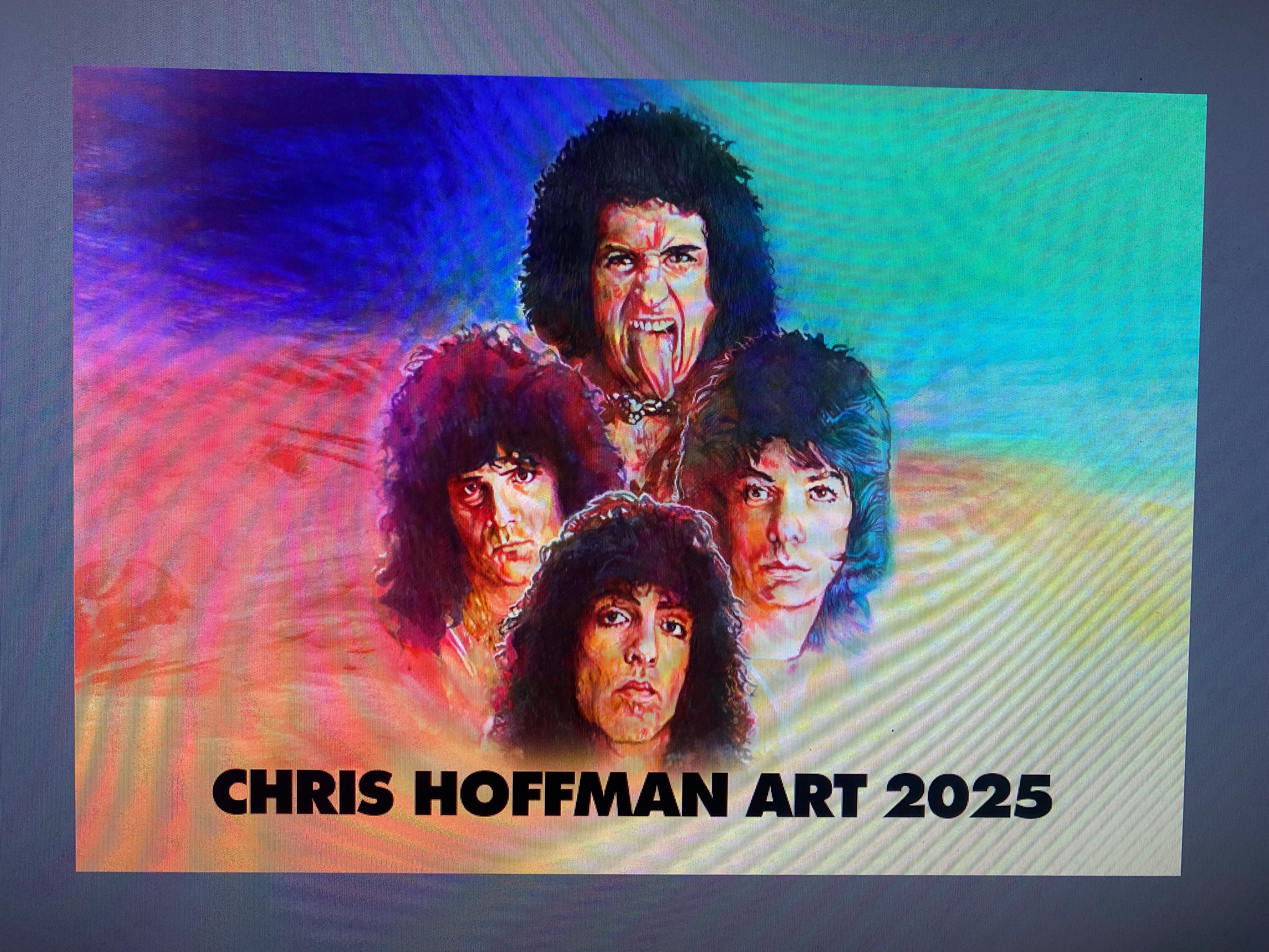 Chris Hoffman Art 2025 Calendar (music)