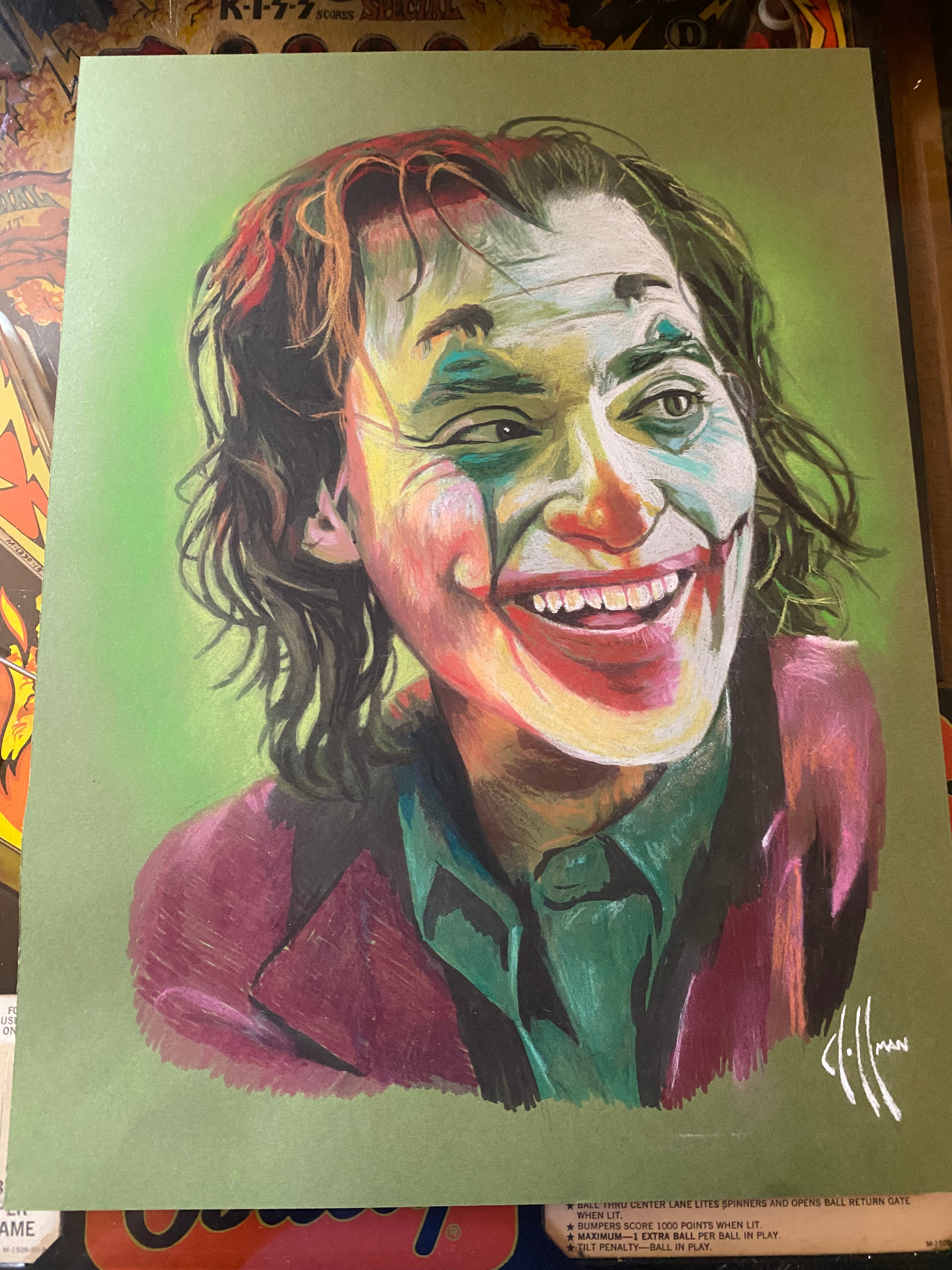 The Joker Original Wall Art