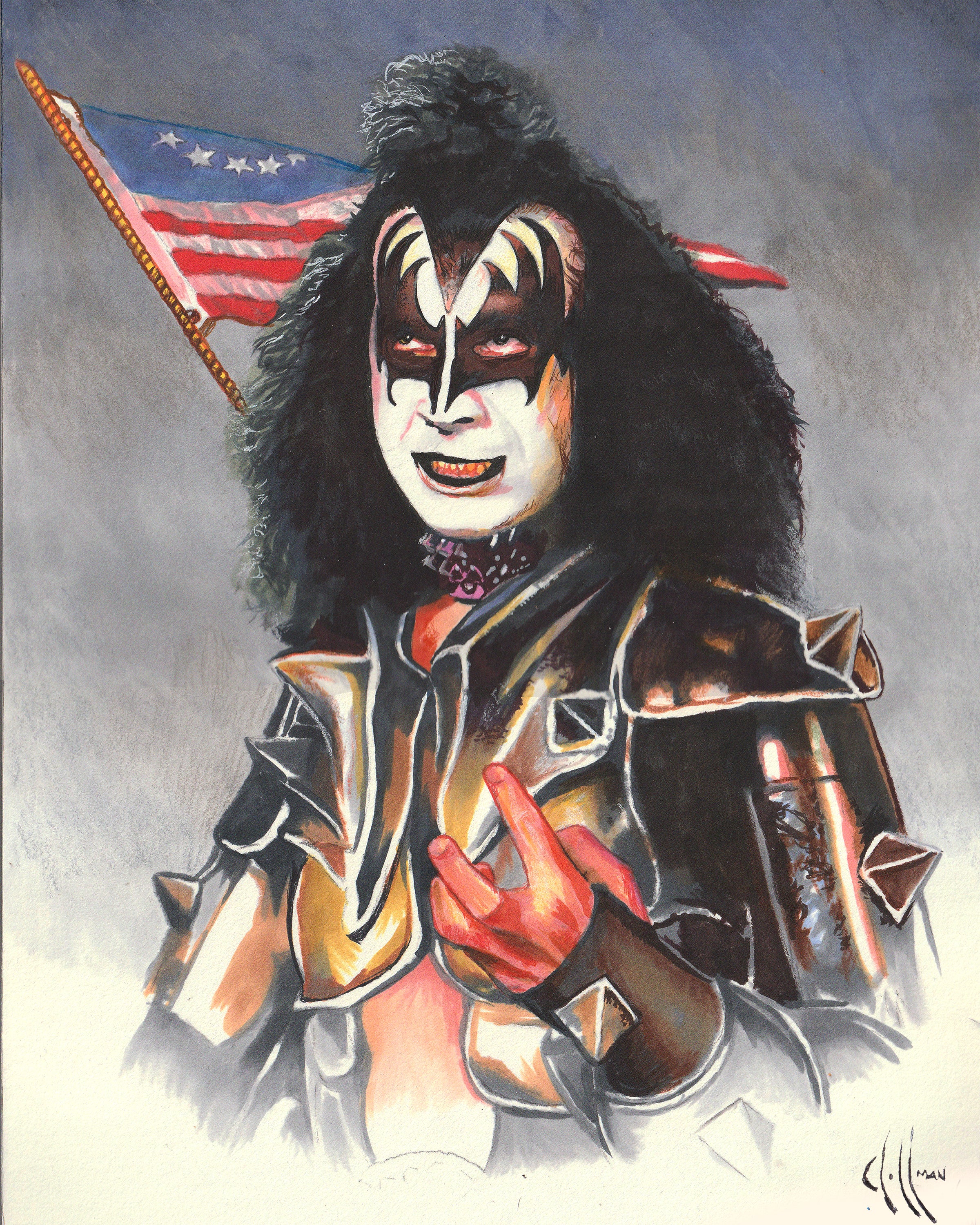 Gene Simmons Back Patch