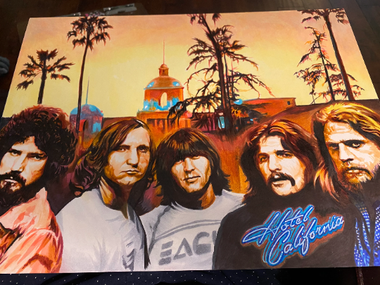 The Eagles Band Print