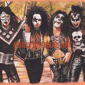 Kiss, Kiss, the band, on an etchasketch, etchasketchist