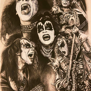 Kiss, Kiss, the band, on an etchasketch, etchasketchist