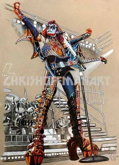 Gene Simmons Alive II Wall Art